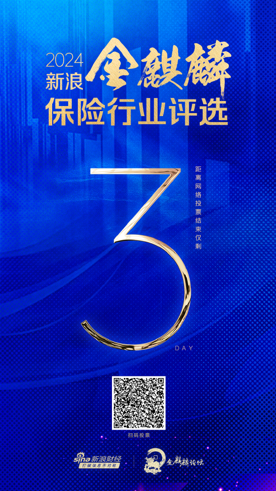 仅剩3天！2024新浪金麒麟保险行业评选网络投票进入倒计时